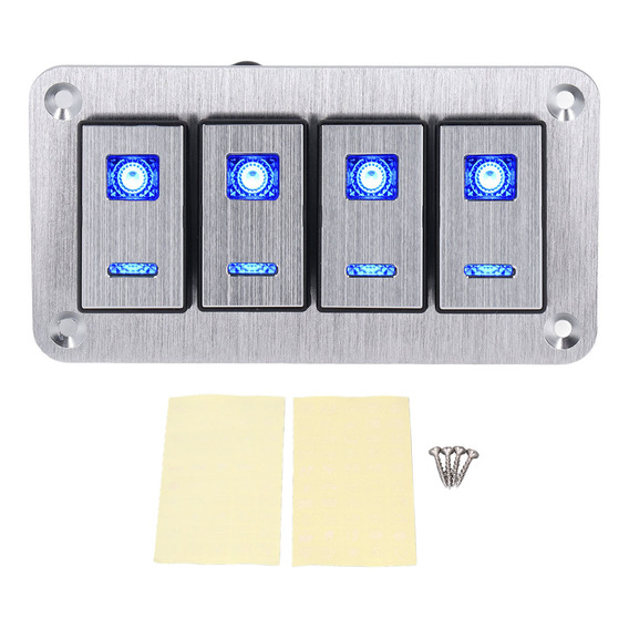 Barra Led, Panel Basculante De 4 Bandas, 5 Pines, Encendido