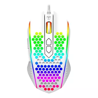 Mouse Gamer T-dagger Imperial White Con Cable Usb 7200 122gr