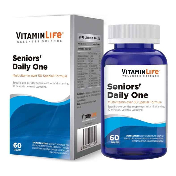 Multivitaminico Seniors' Daily One 60 Tabs - Vitaminlife