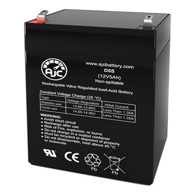 Batería Ajc Compatible Con B&b Bp5-12 12v 5ah.