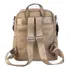 Mochila Tipo Impermeable Combinada Simil Cuero Lincolns Vison