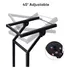 Aw Rolling Dj Mixer Stand Stage Cart Ajustable Rack Mount St