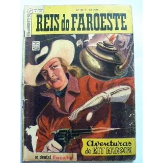 Hq Reis Do Faroeste (kit Carson) Nº 30 Março 1964 Ebal Raro!