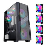 Atx Case Mid-tower Pc Gaming M-atx Itx Puerto Frontal I Usb