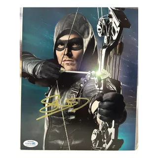 Autógrafo Stephen Amell Arrow Flash Supergirl Code 8 Heels