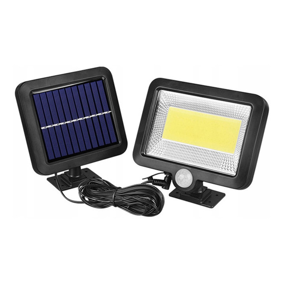 Foco Lámpara Solar Led 100w Sensor Movimiento Exterior Ax ®