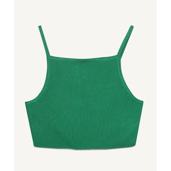 Crop Top Mujer Seven M/s Verde Viscosa 28095092-76672