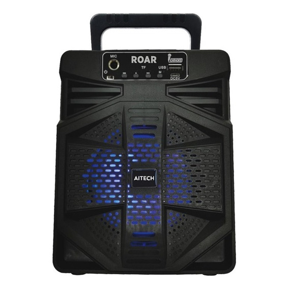 Parlante De 4 Pulgadas Bluetooth Aitech Roar 360 Sound C/mic Color Negro