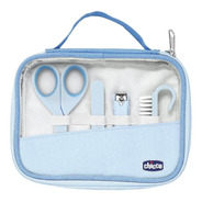 Kit Higiene E Cuidados Do Bebê Manicure Completo Azul Chicco