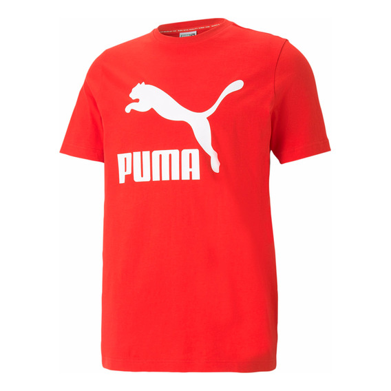 Tshirt Puma Classics Logo Tee  Hombre - Rojo