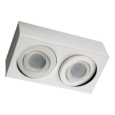 Plafon 1 Luz Cardanico Blanco Apto Led Gu10 Dicro Gam 1414bt