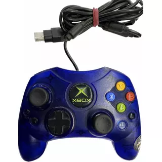 Control Xbox Clásico Original Crystal Blue Original