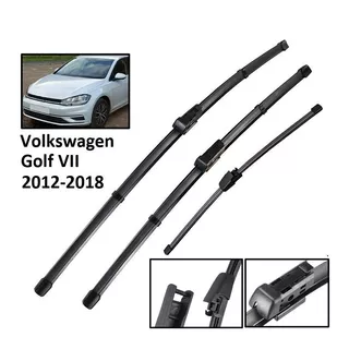 Volkswagen Golf Mk7  2012-2018. Plumillas X3 