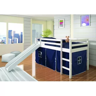 Cama Playground Escorregador E Escada Com Tenda