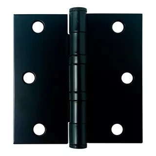 Bisagra Libro Acero Negra 3x3 Con Balero 32 Pz Reforzada