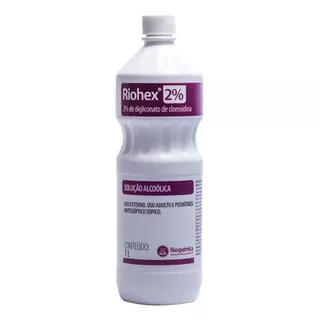 Clorexidina 2% Solução Alcoólica Riohex 1l - Rioquímica
