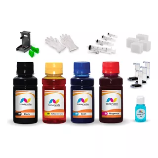 Kit 4 Tinta Para Canon Ip1900 Pg-30 E Cl-31 100ml