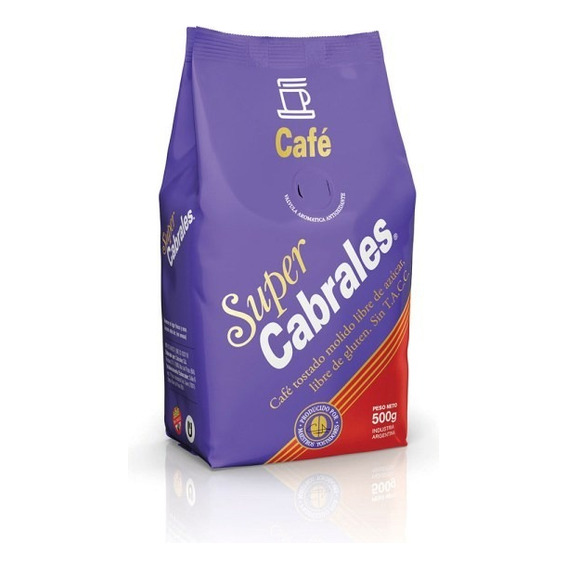 Venta Mayorista: Café Super Cabrales Molido Tostado 6 X 500g