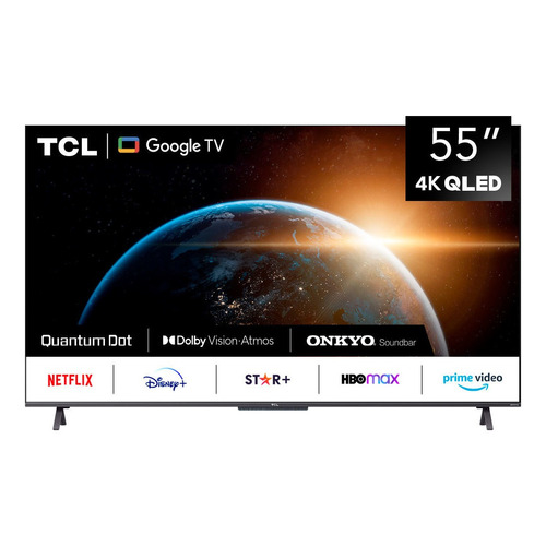 Qled 55 Tcl 55c725 4k Hdr Smart Tv Google Tv