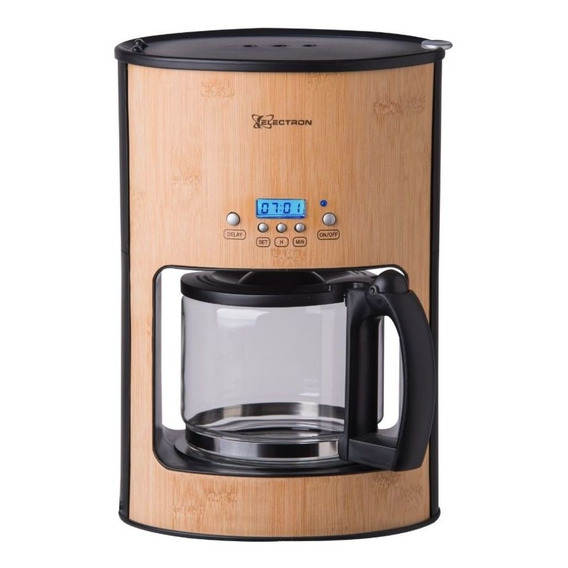 Cafetera Bambú Electron Ba7002 Programable 12tazas