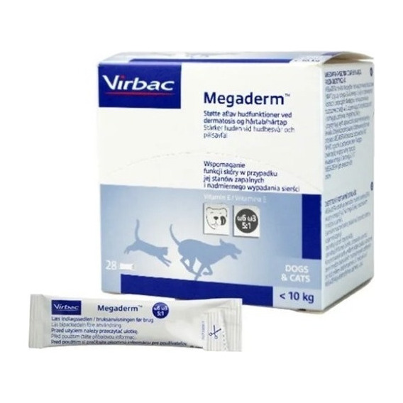 Megaderm Virbac Acidos Grasos Esenciales 28 sobres