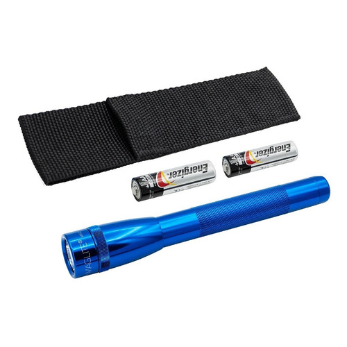 Linterna Mini Maglite Pro Xenon 2-cell Aa Blister 500408 Color De La Linterna Azul Color De La Luz Incandescente