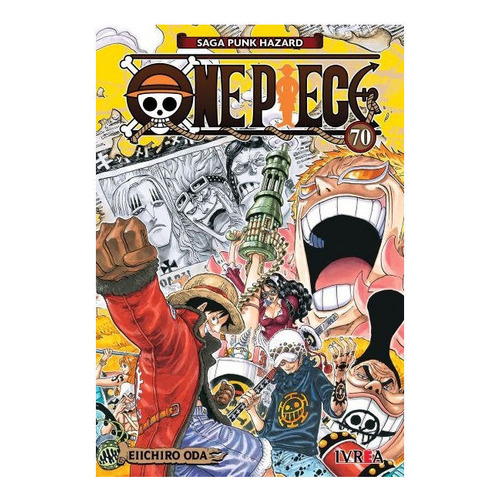 One Piece Vol. 70, De Eiichiro Oda. Serie One Piece, Vol. 70. Editorial Ivrea, Tapa Blanda En Español