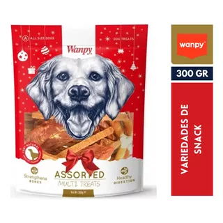 Wanpy Snack Para Perros Assorted Surtido Forma De Pollo 300g