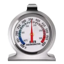 Termometro Para Horno Indicador Temperatura Cocina Acero Inoxidable Hasta 300 Grados Resistente Levys Bazar Plateado