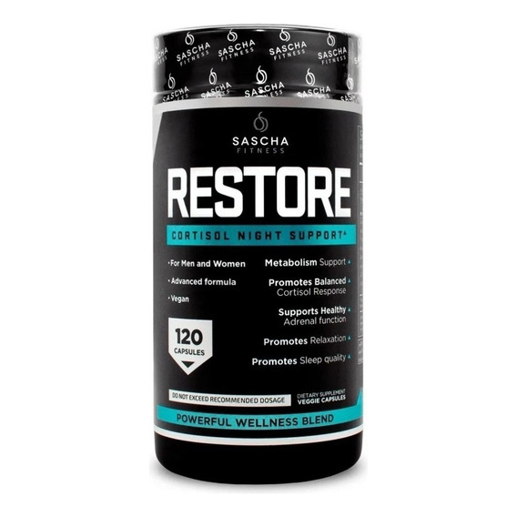 Sascha Fitness Restore 120 Capsulas Fit 9 Nocturno Restore