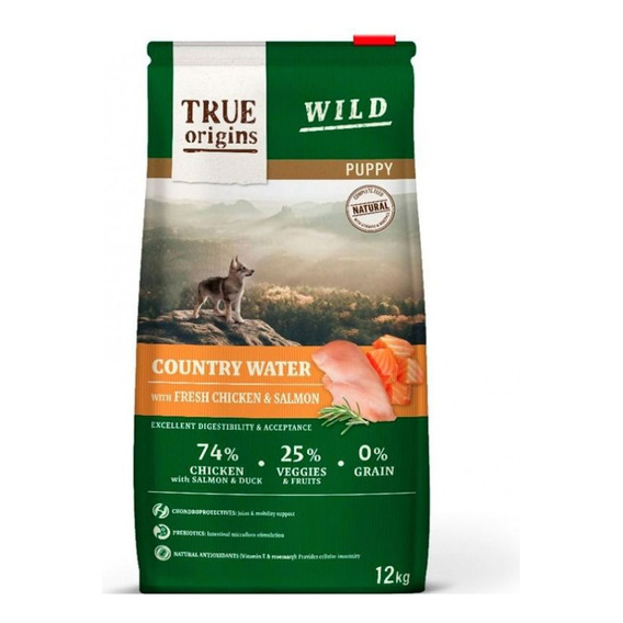 Alimento Perro Cachorro True Origins Wild Country Water 12kg