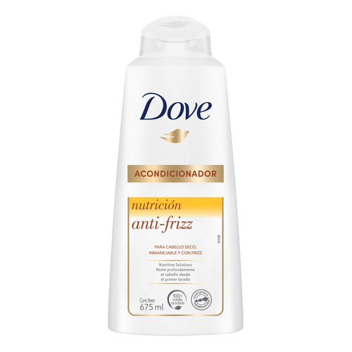  Acondicionador Dove Nutricion Anti Frizz 675ml