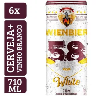 Kit Cerveja Wienbier 58 White Wine 710ml (6 Un)