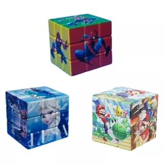 Cubo Rubik Cartoon 3 Pack Juguete Cubo Mágico 3x3x3 Pro