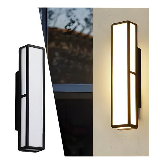 Lámpara De Pared Led Para Exteriores Impermeable Moderna