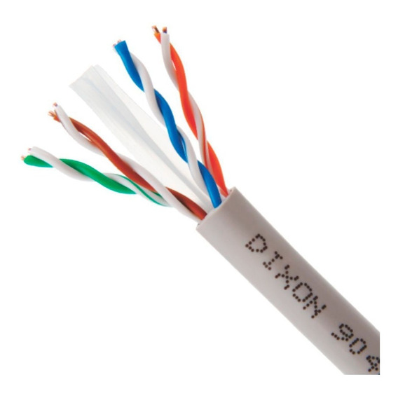 Cable Internet Cat6 Puro Cobre Dixon 9040 Por Metros Lineal