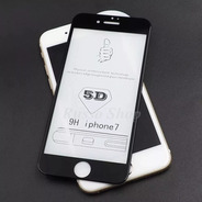 Pelicula Vidro 5d Curva iPhone 6 7 8 Plus X 10 Tela Inteira