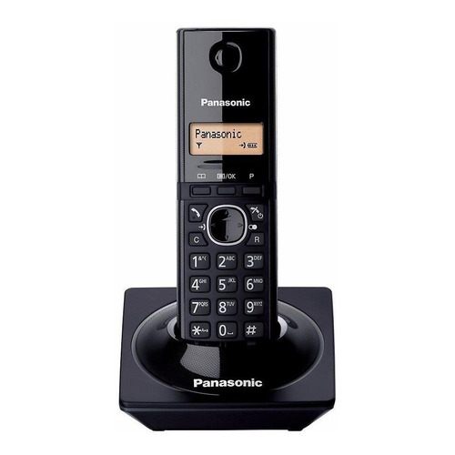 Teléfono Panasonic  KX-TS500 inalámbrico - color negro