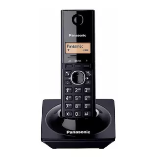 Teléfono Panasonic Kx-tg1712 Inalámbrico - Color Negro