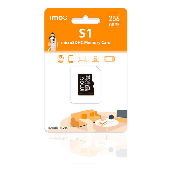 Tarjeta De Memoria Imou Microsd Sdhc S1 C10 Interior 256gb