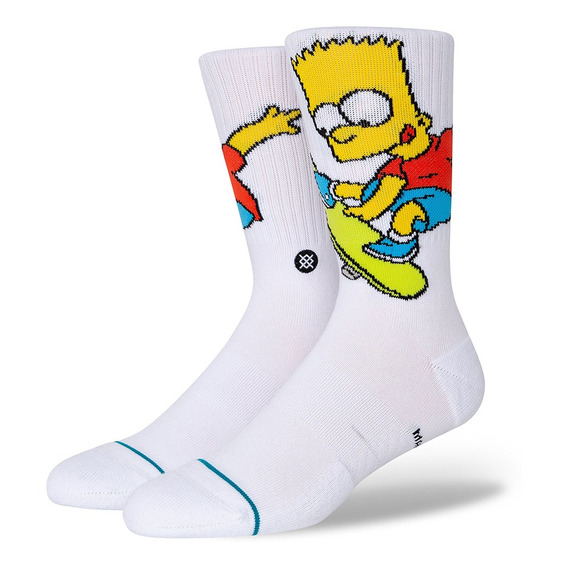 Medias Stance Bart Simpson Blanco