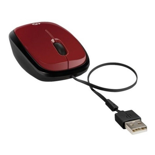 Mouse mini HP  X1250 rojo