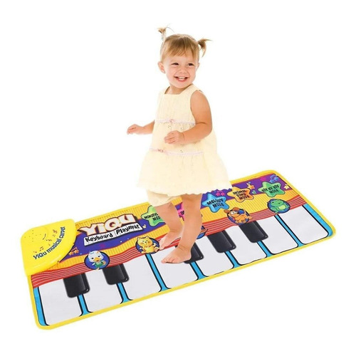 Juguete Alfombra De Teclado Musical Tapete Para Niños Piano Color 52055