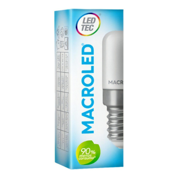 Lámpara Perfume Macroled 1.8w Luz Fría O Cálida - Heladera Color De La Luz Blanco Frío