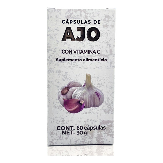 Ajo Con Vitamina C 60 Cápsulas Pretty Bee