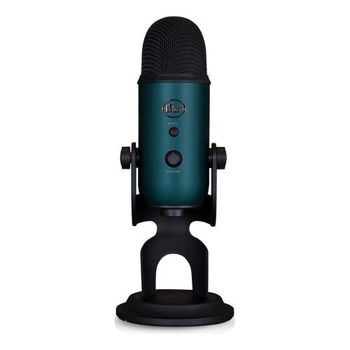 Micrófono Blue Yeti Condensador Omnidireccional color teal