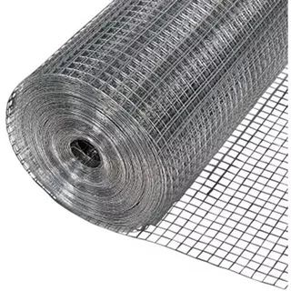 Malla Galvanizada Electrosoldada 1/2 X1 X 7,4 Mts. Cal. 16,