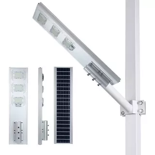 Lámpara Solar Led 150w Lampara Suburbana Alumbrado Publico Color Blanco