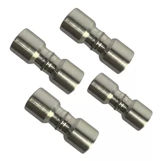 Junta Uniao Conexão Lokring 3/8 X 3/8 Aluminio Kit Com 4 Pç