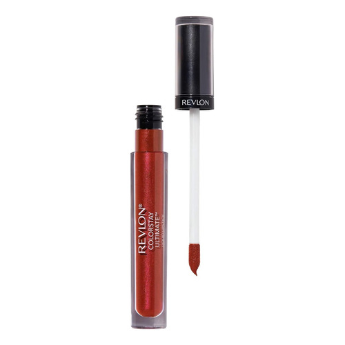 Labial Líquido Cs Ultimate Liquid Lipstick Tono Top Tomato Acabado Satinado